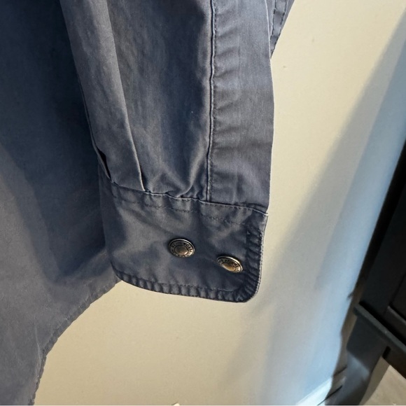 Cabela’s Men’s Performance Angler Fishing Snap Down Shirt Blue Size Large - Picture 3 of 6